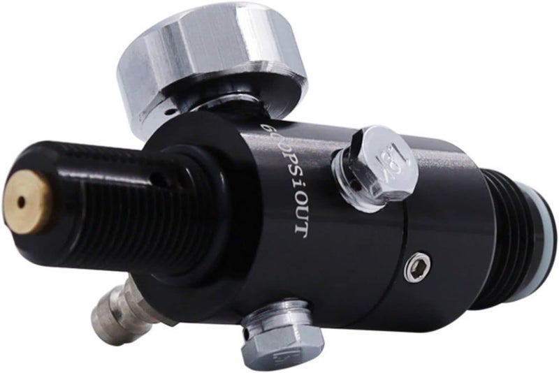 TUXING 4500PSI Paintball Air Tank Regulator & Valve Guage, Durable Aluminum Paintball Regulator for Paintball Airsoft PCP Compressed Air CO2 Nitrogen Cylinder Tank - Image 3